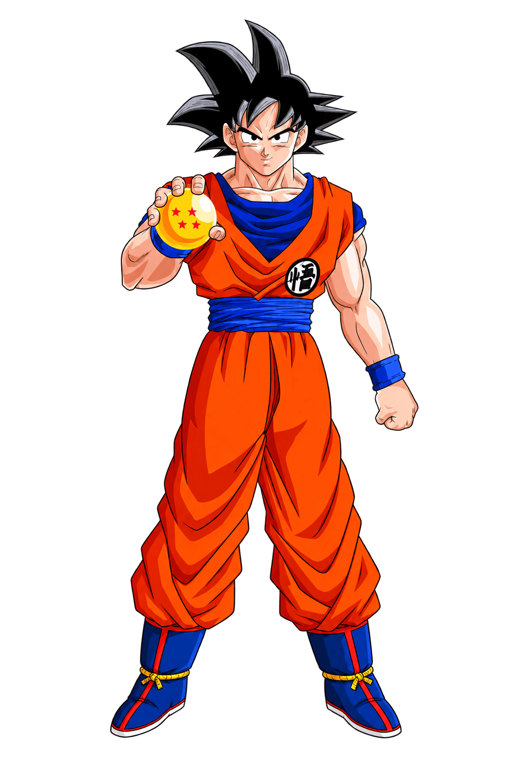 Goku di Dragon Ball come ispirazione per il disegno