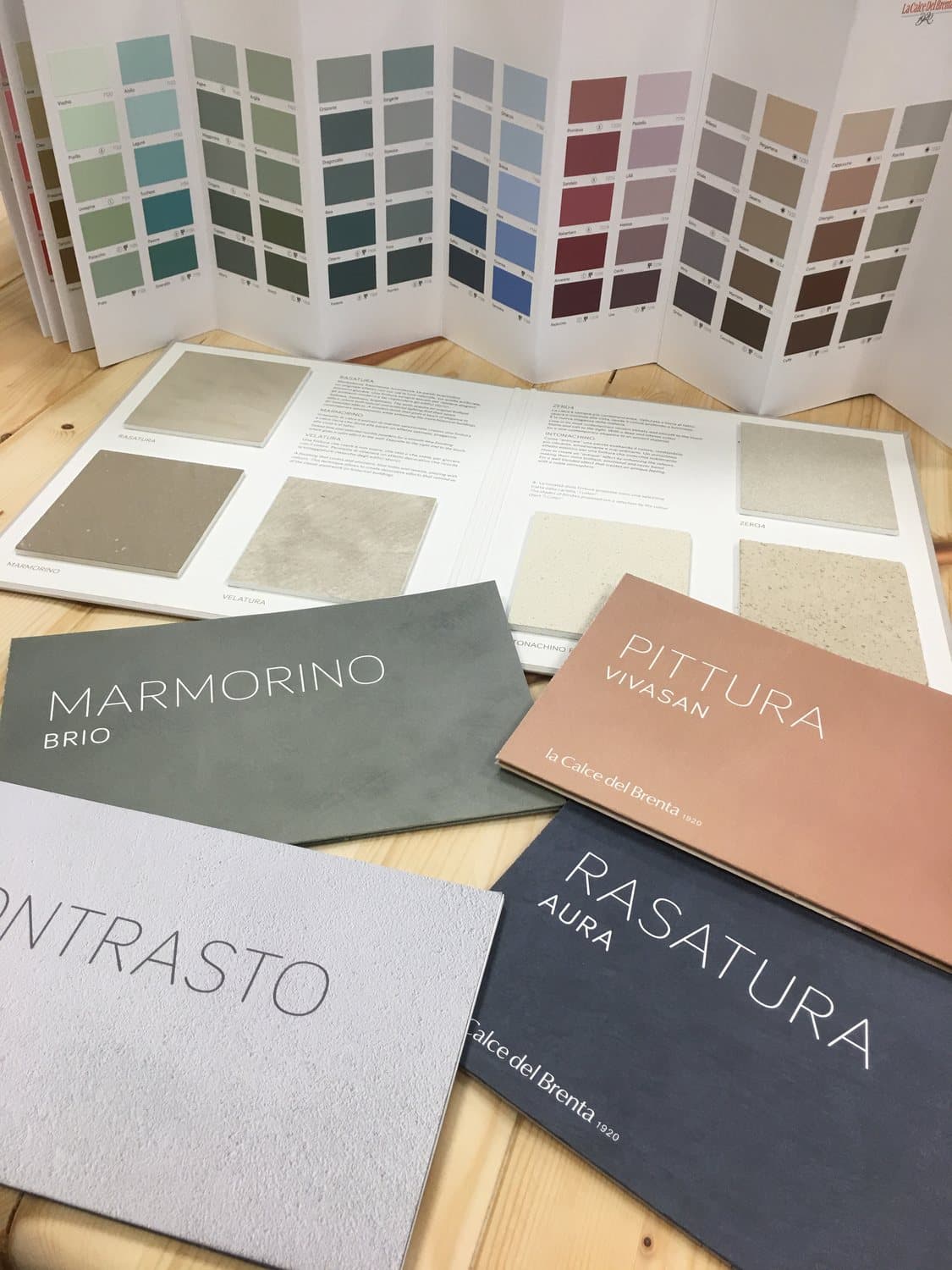 Campioni colore e finiture per interni