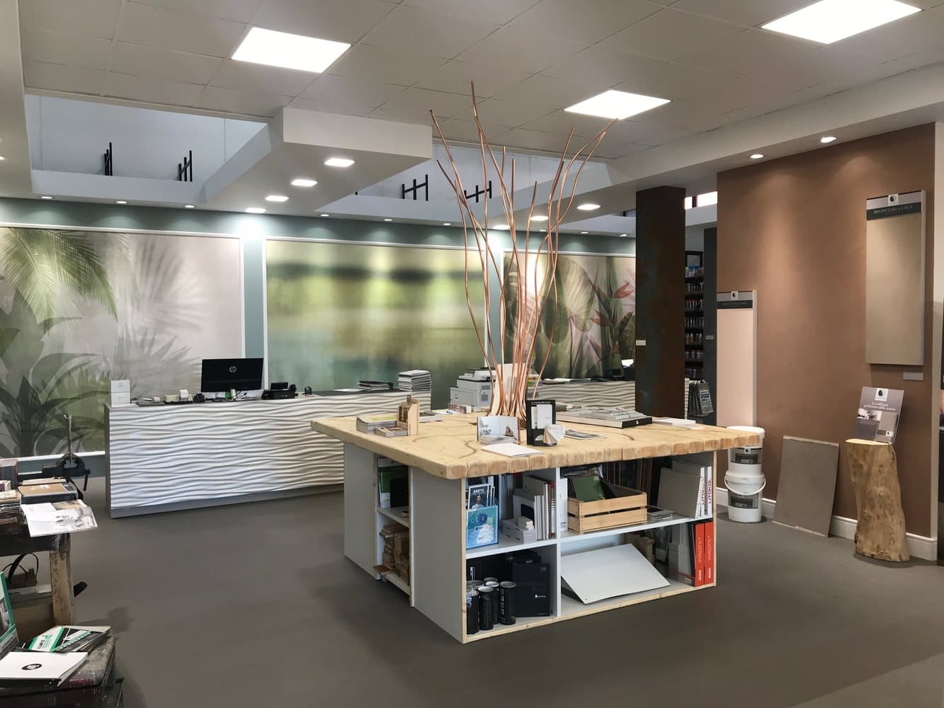 Area showroom per interni